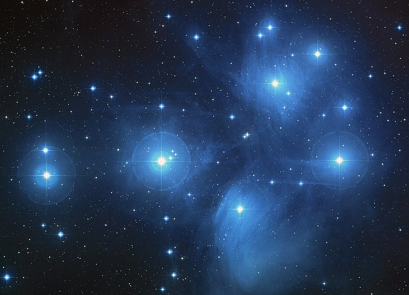 M45「プレアデス星団」和名すばる