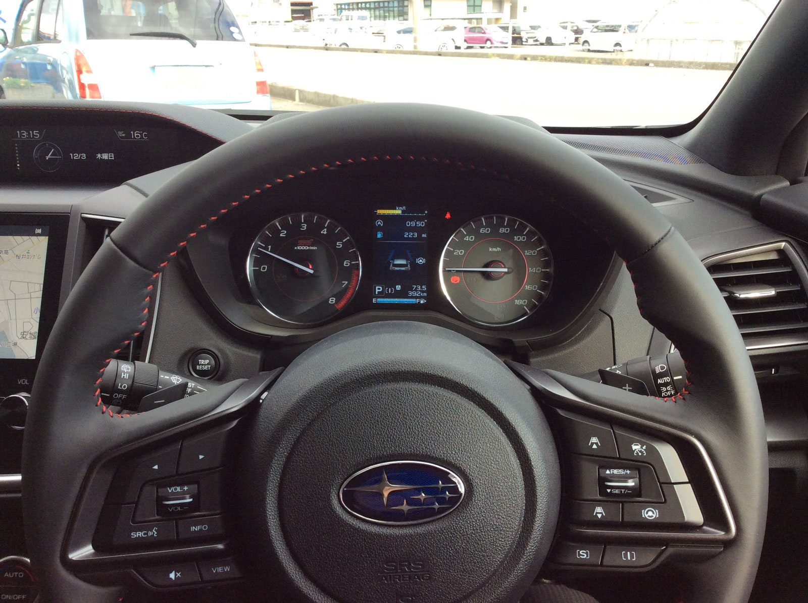 インプレッサ・STI Sport:インテリア・メータパネル