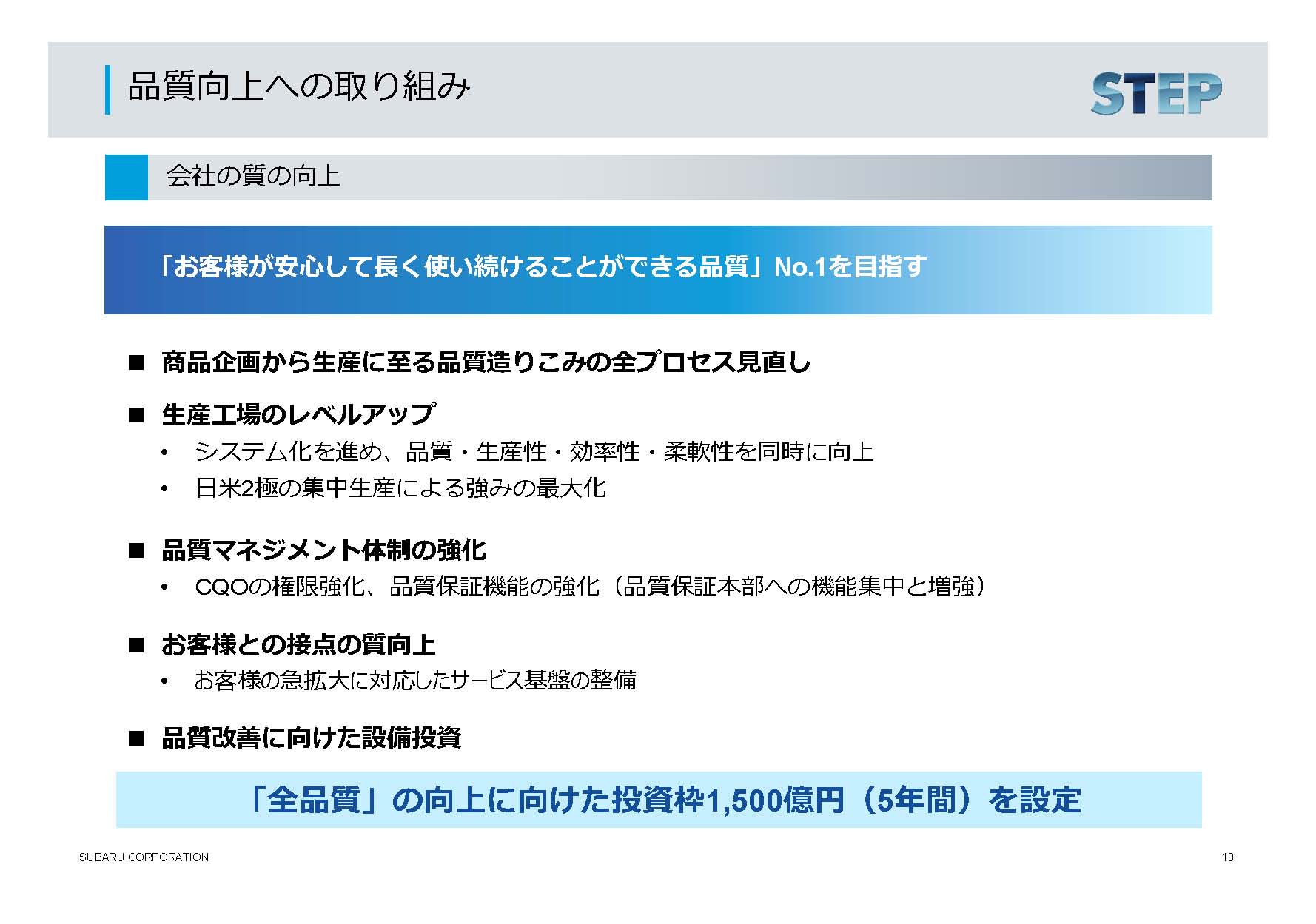 新中期経営ビジョンへの想い